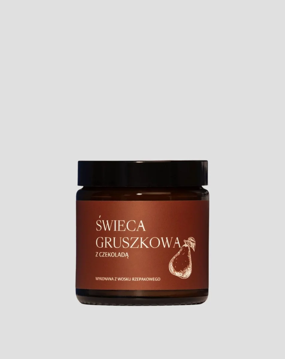 Vela de cera de colza natural com aroma de pera e chocolate Mglife - Image 2