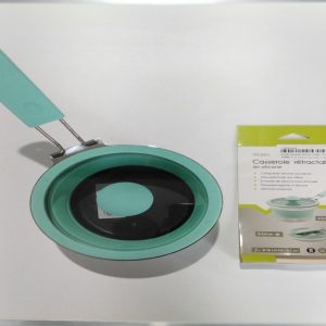 Panela dobrável silicone c/pega 16cm