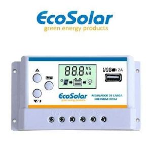 Controlador de carga Ecosolar Premium