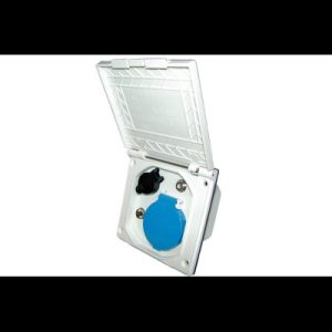 Tomada Exterior 220V+12V+Antena+Satelite
