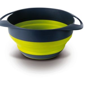 Tigela + peneira de silicone, dobráve