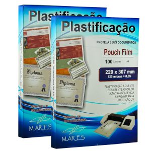 Kit Plástico para Plastificação 0,05 125 micras 200 A4