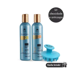 Dry & Itchy Scalp Duo - Shampoo e Condicionador Anticaspa + Massageador Capilar